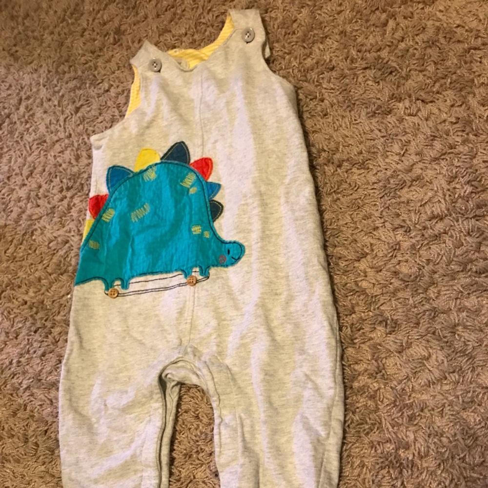 Dinosaur overalls from Marks & Spencer.
